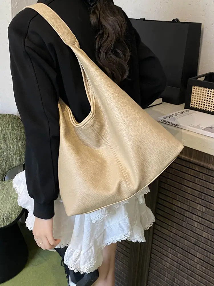 2025 Trendy Brown Leather Tote Bag for Women - Image 9