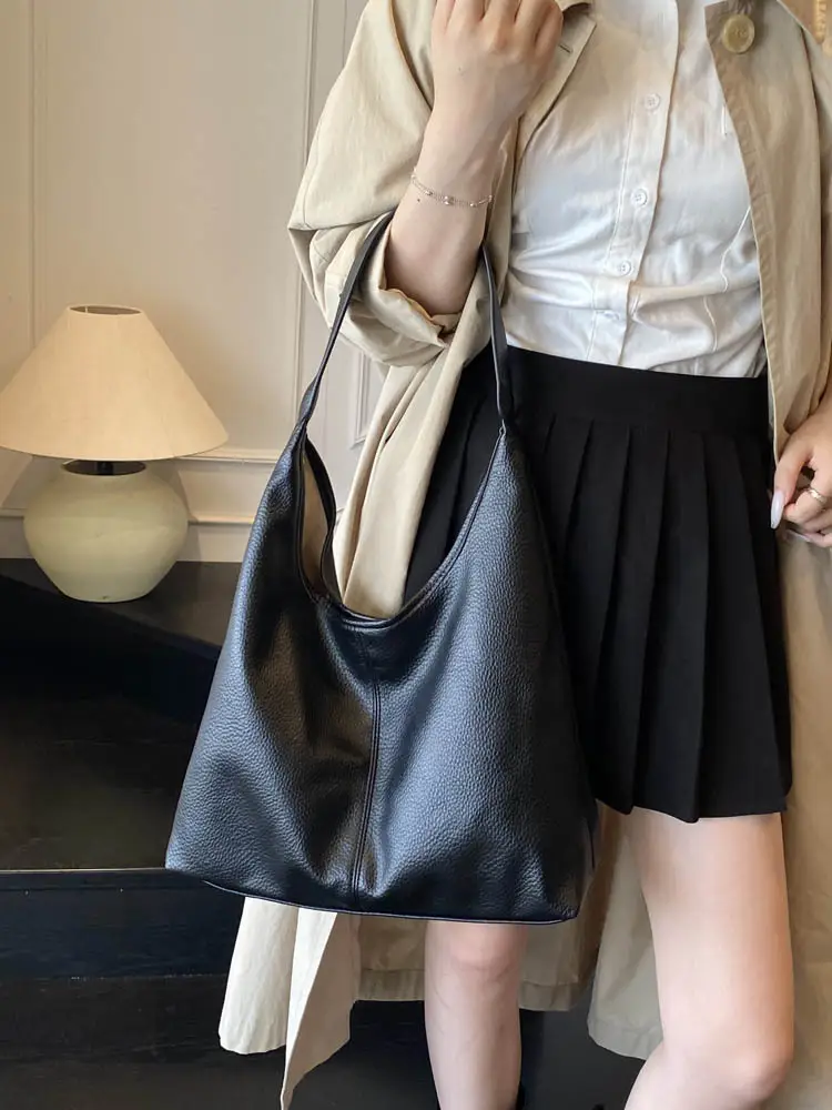 2025 Trendy Brown Leather Tote Bag for Women - Image 10