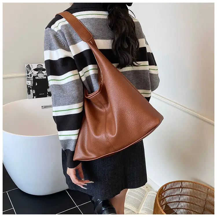 2025 Trendy Brown Leather Tote Bag for Women — feature 19