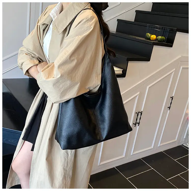 2025 Trendy Brown Leather Tote Bag for Women — feature 21