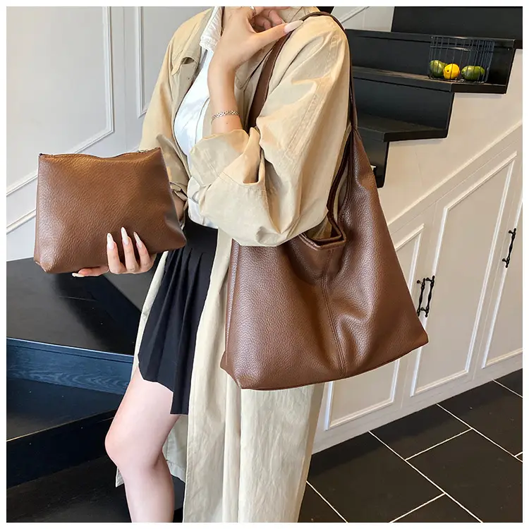 2025 Trendy Brown Leather Tote Bag for Women — feature 24