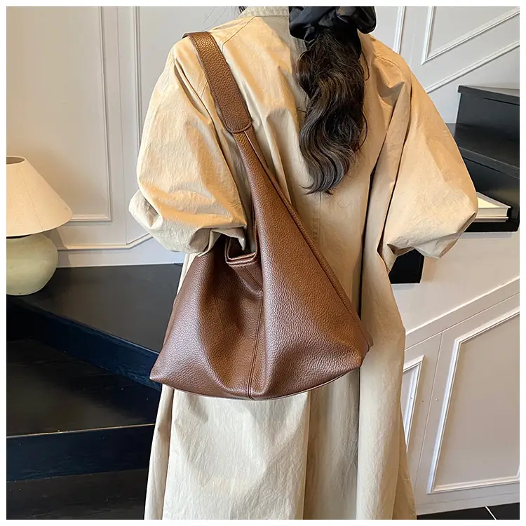 2025 Trendy Brown Leather Tote Bag for Women — feature 25