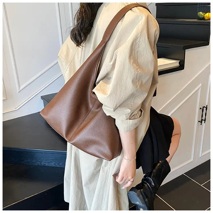 2025 Trendy Brown Leather Tote Bag for Women — feature 26
