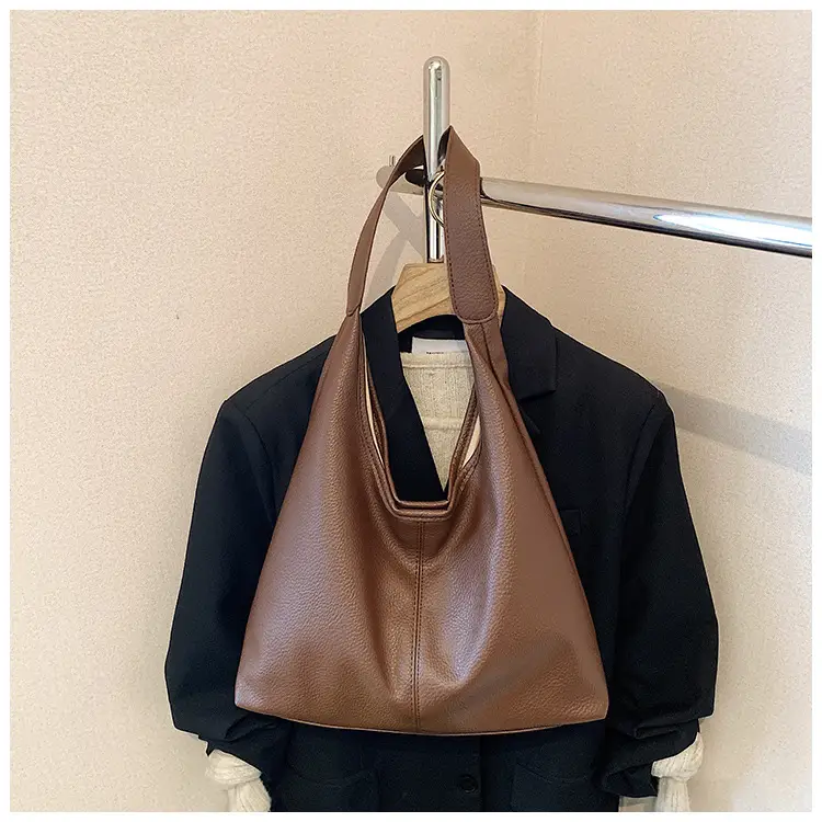 2025 Trendy Brown Leather Tote Bag for Women — feature 28