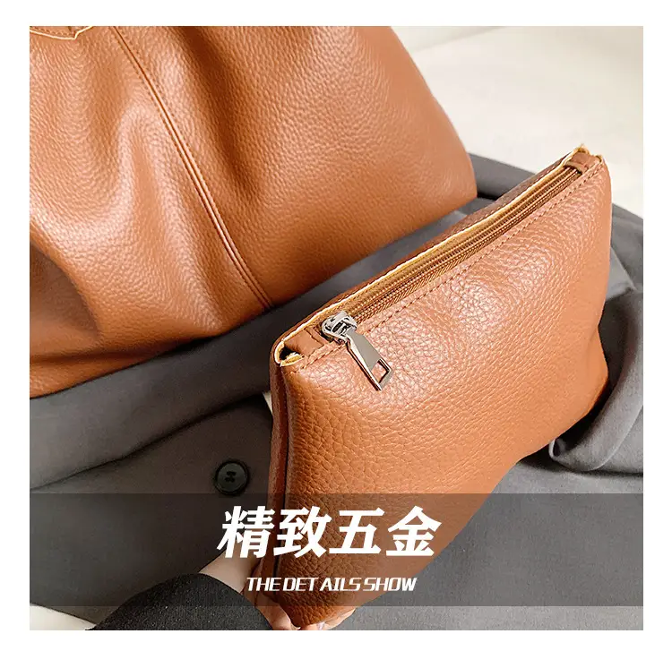 2025 Trendy Brown Leather Tote Bag for Women — feature 4