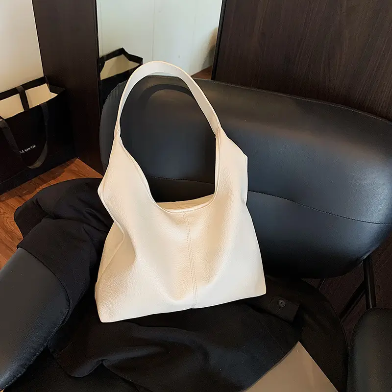 2025 Trendy Brown Leather Tote Bag for Women - Image 2