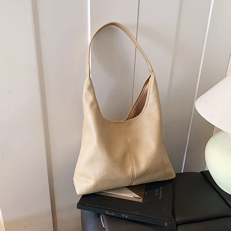 2025 Trendy Brown Leather Tote Bag for Women - Image 5