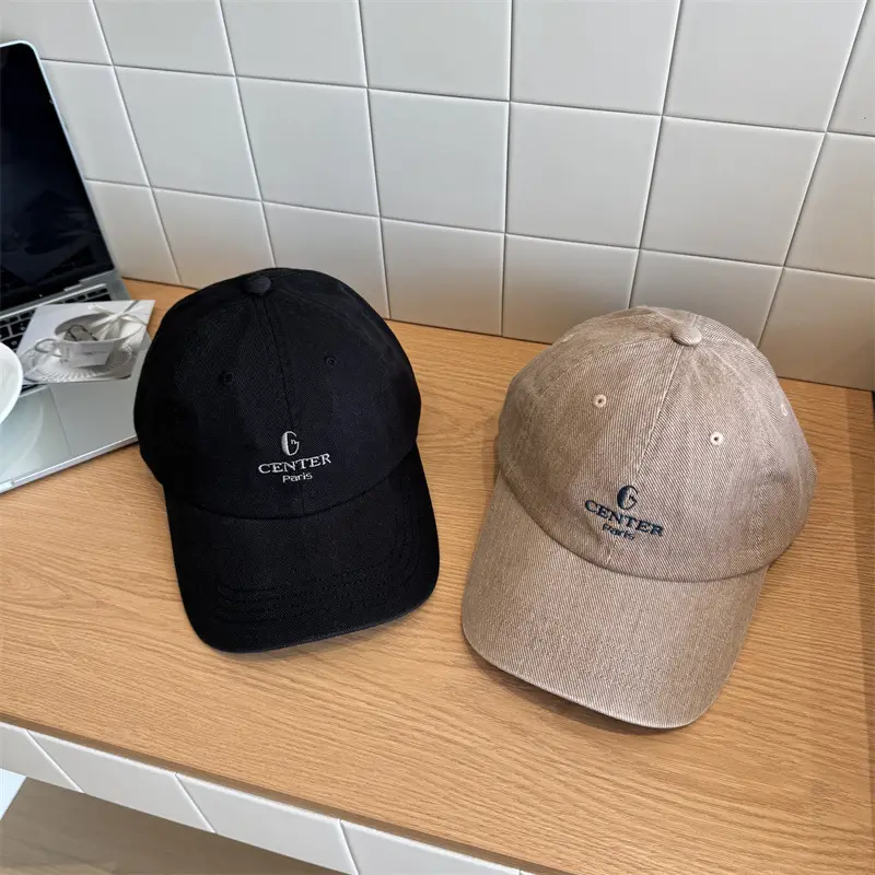 Women Spring Autumn Korean Baseball Caps Grey White - Image 6