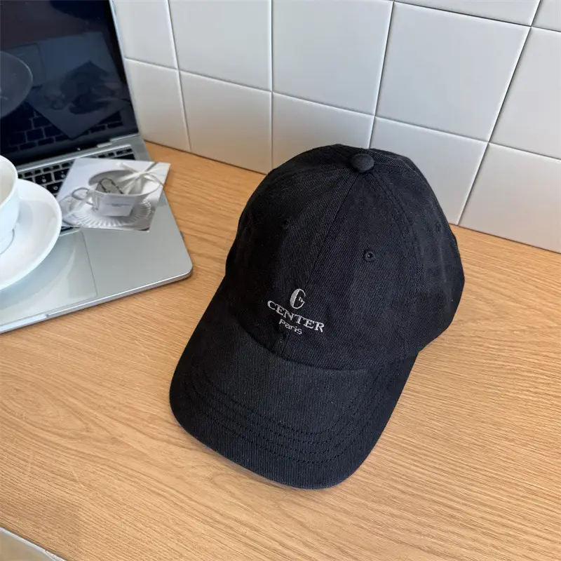 Women Spring Autumn Korean Baseball Caps Grey White - Image 2