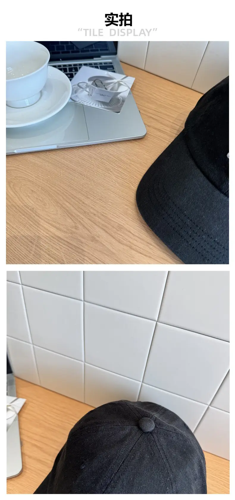 Women Spring Autumn Korean Baseball Caps Grey White — feature 4