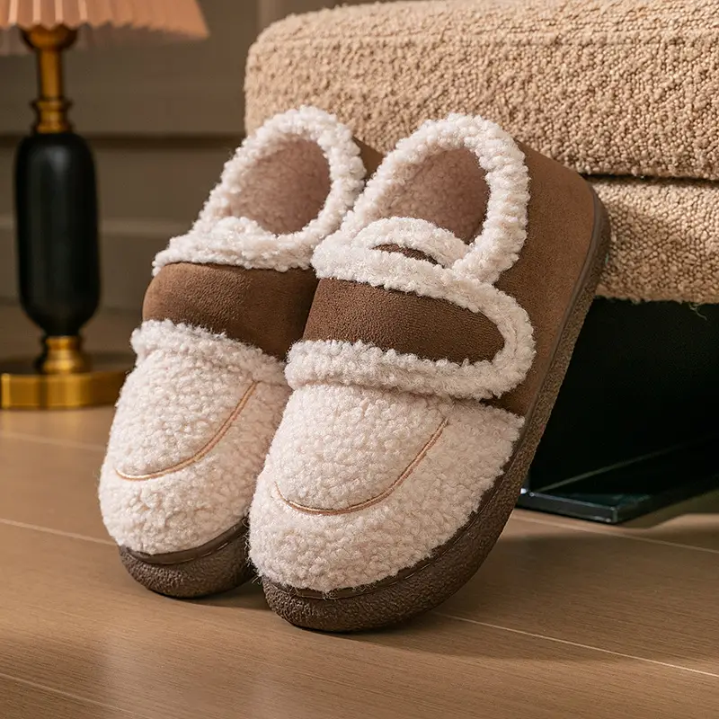 Winter Warm Plush Slippers for Couples Winter Indoor
