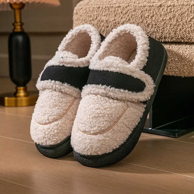 Winter Warm Plush Slippers for Couples Winter Indoor