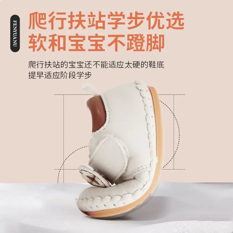 New Baby Shoes Princess Style Soft Sole Baby Toddler Shoes for Girls 6-8-12 Months Infant Girls Spring & Fall Style