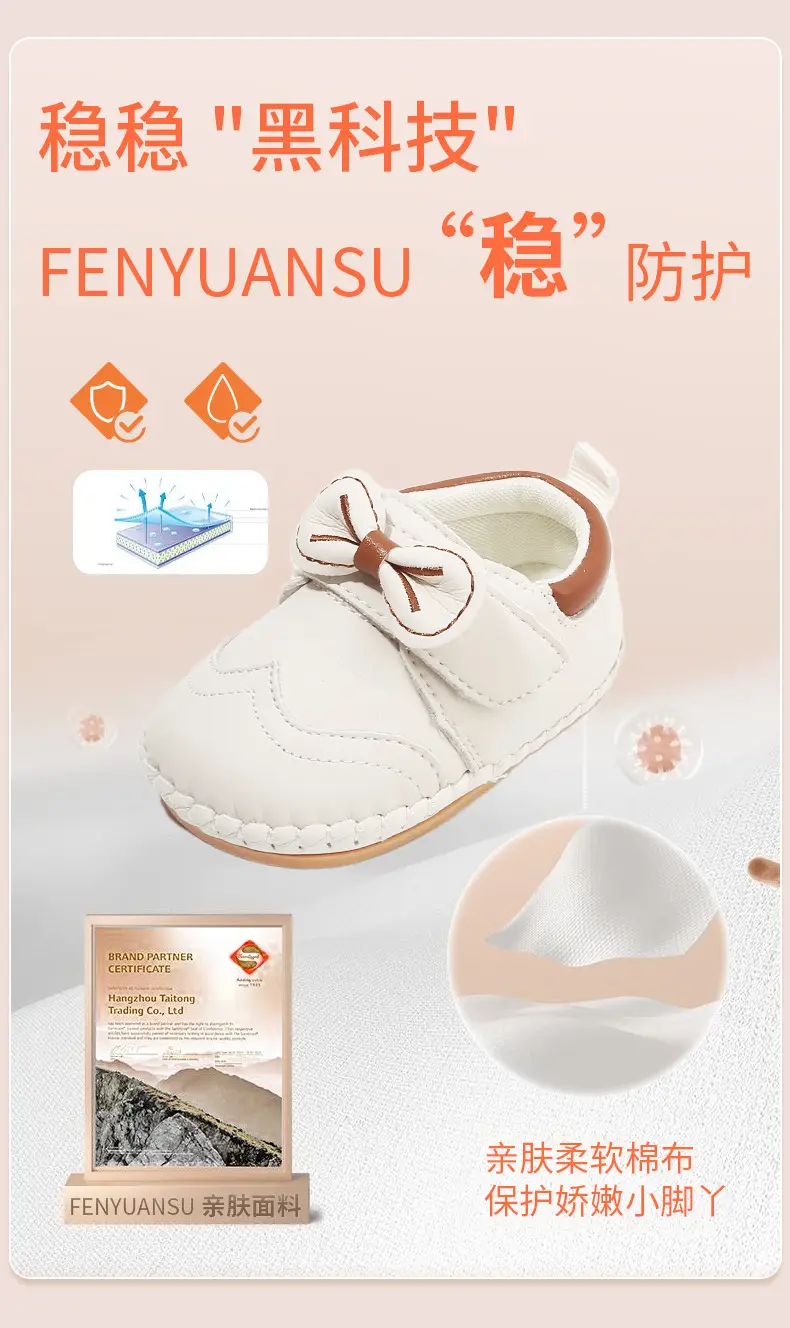 New Baby Shoes Princess Style Soft Sole Baby Toddler Shoes for Girls 6-8-12 Months Infant Girls Spring & Fall Style — feature 10