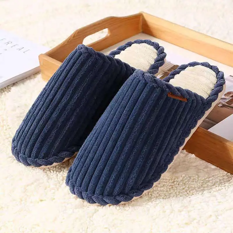 Women's Winter Plush Bow Slippers Red Indoor Warm - Image 5