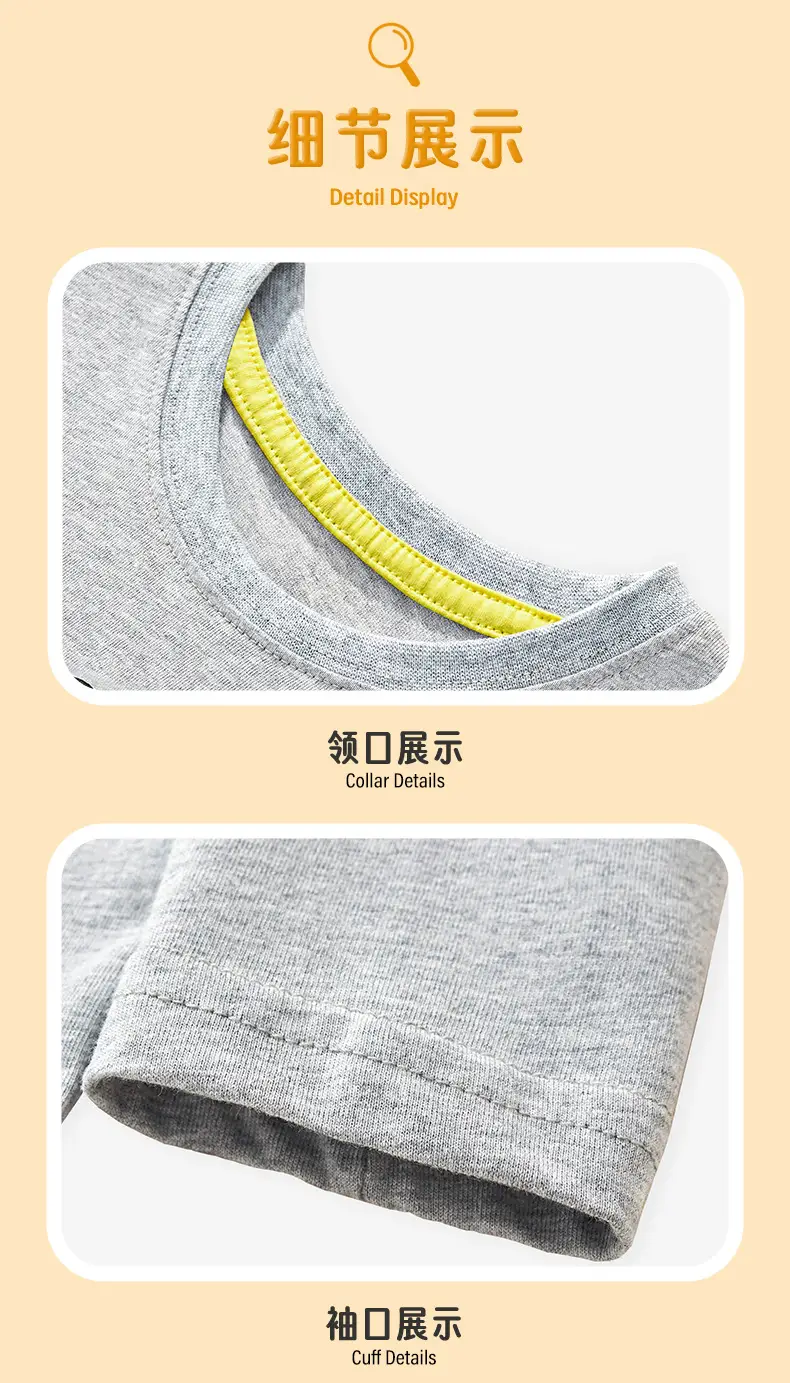 European American Boys Cotton Excavator Print Sweatshirt — feature 9