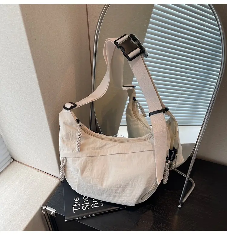 2026 Women's Black Crossbody Bag with Adjustable Strap