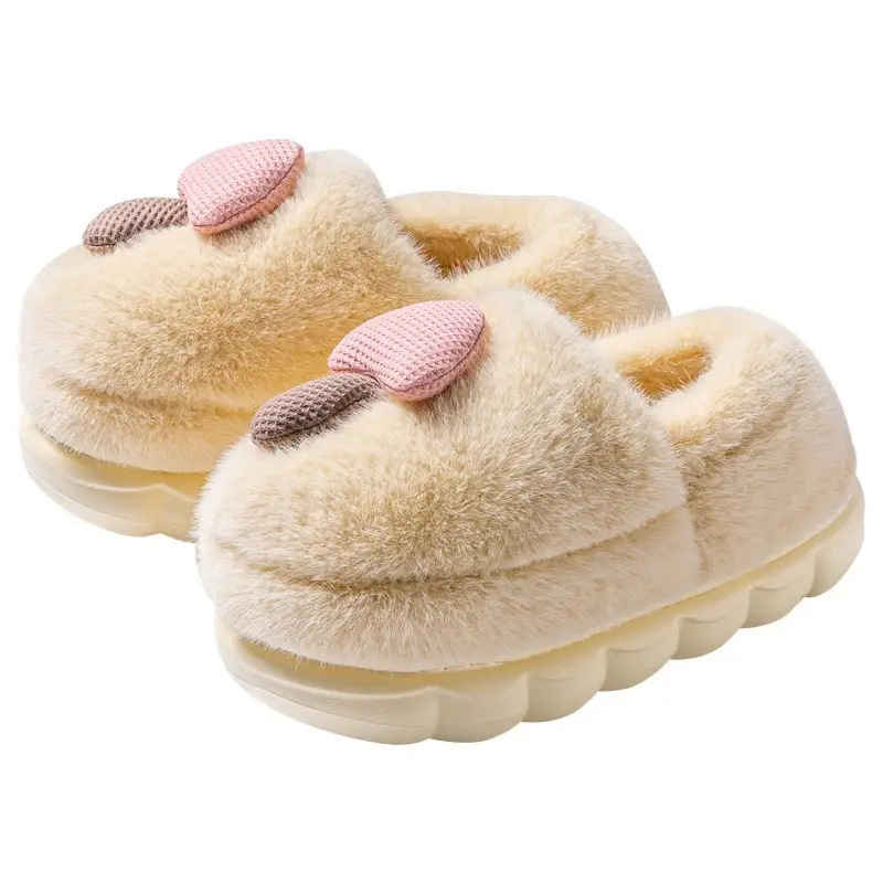 Maternity Cotton Slippers for Women, Autumn and Winter 2025 New Indoor Home Non-Slip Warm Plush Cotton Shoes for Women - Image 14
