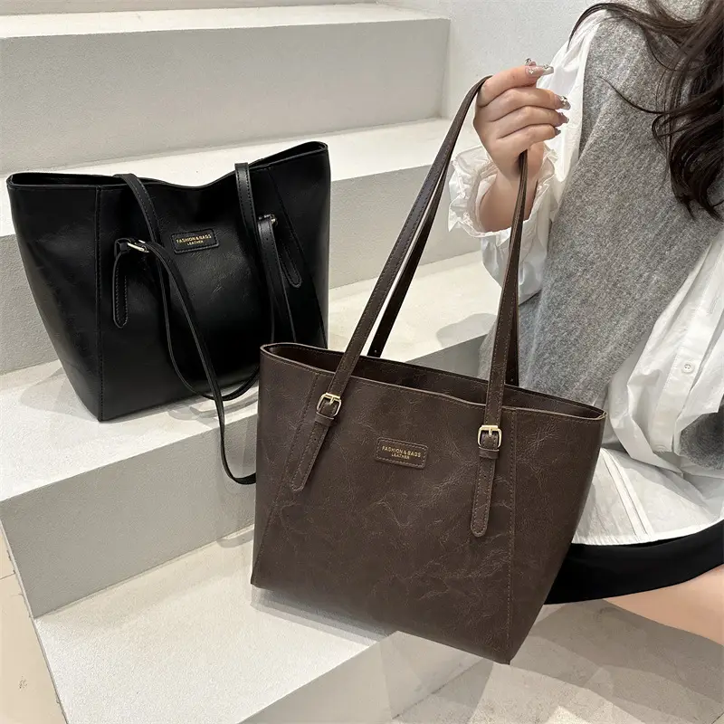 Black Korean Style Shoulder Bag for Women 2025 - Image 4