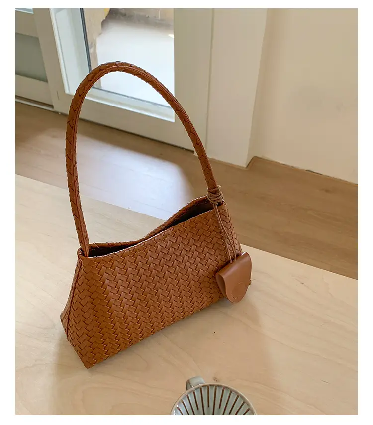 Women's Cross-Brown Woven Shoulder Bag 2025 — feature 30