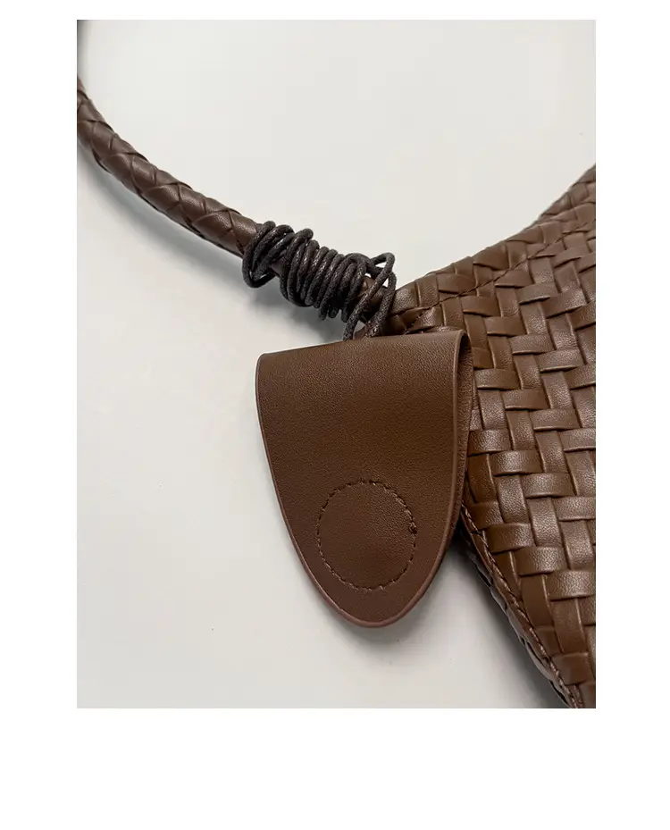 Women's Cross-Brown Woven Shoulder Bag 2025 — feature 43