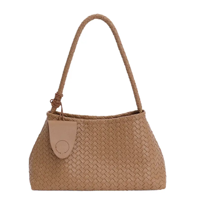 Women's Cross-Brown Woven Shoulder Bag 2025 - Image 4