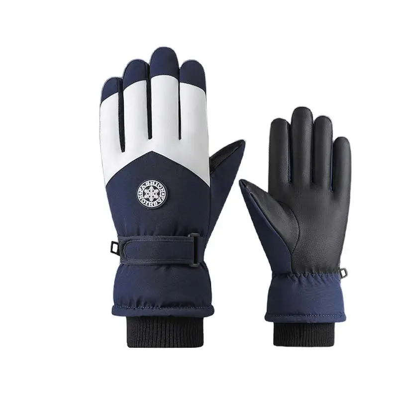 Ski Gloves for Men and Women, Fleece-Lined, Warm, Outdoor Cycling, Mountaineering, Thickened, Waterproof, Windproof, Cold-Proof, Touchscreen-Compatible, in Stock - Image 3