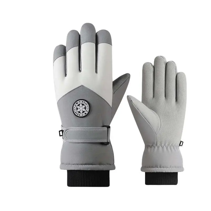 Ski Gloves for Men and Women, Fleece-Lined, Warm, Outdoor Cycling, Mountaineering, Thickened, Waterproof, Windproof, Cold-Proof, Touchscreen-Compatible, in Stock - Image 7