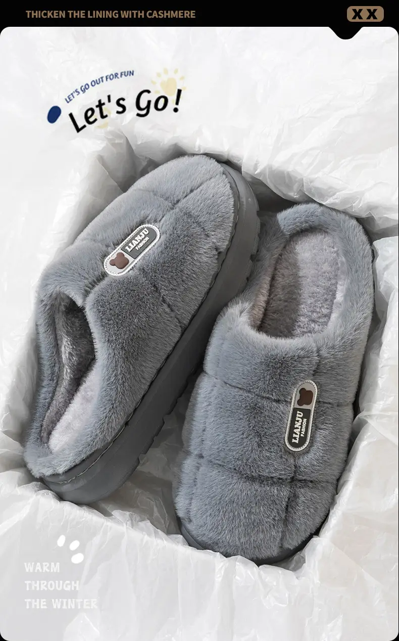 Elderly Cotton Slippers for Men Winter Warm Anti-Slip — feature 10