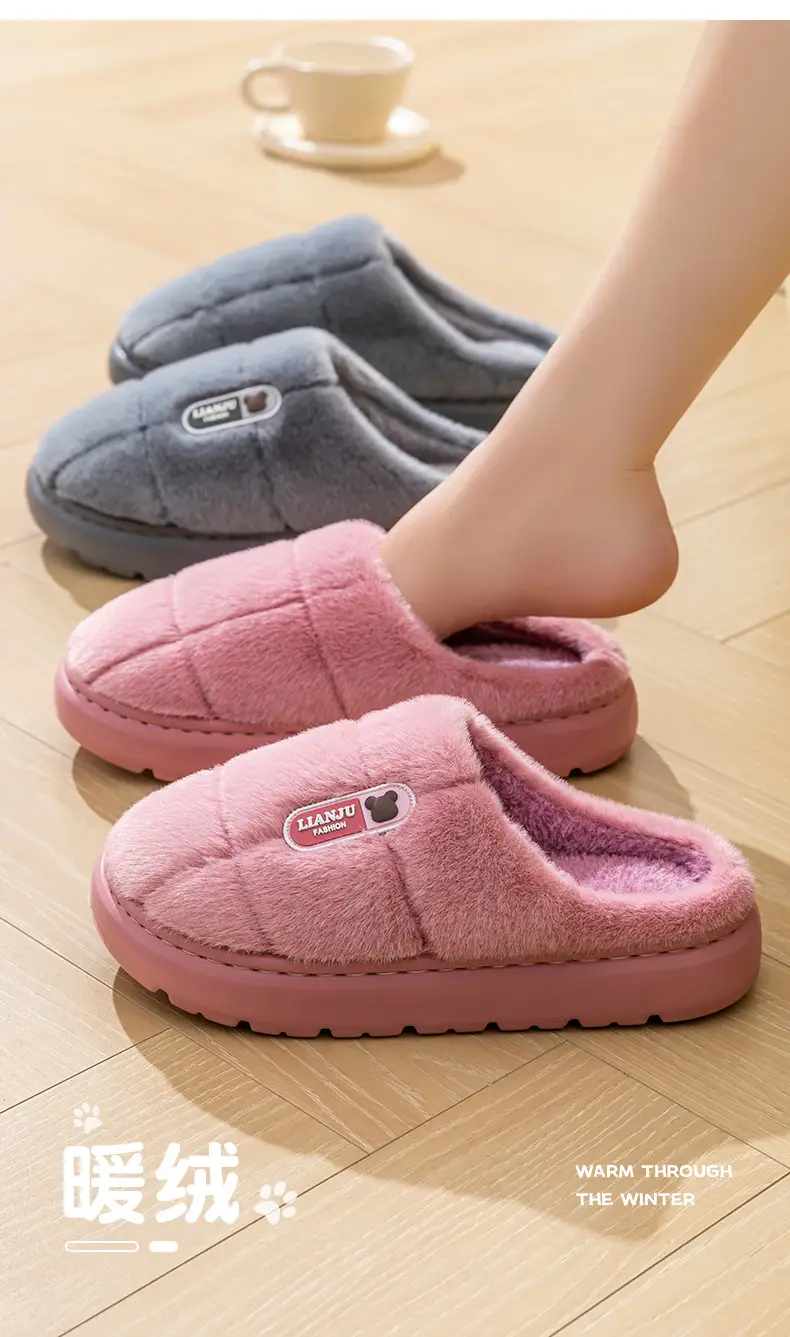 Elderly Cotton Slippers for Men Winter Warm Anti-Slip — feature 12