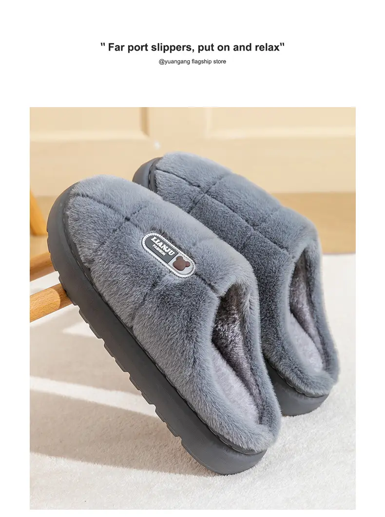 Elderly Cotton Slippers for Men Winter Warm Anti-Slip — feature 13