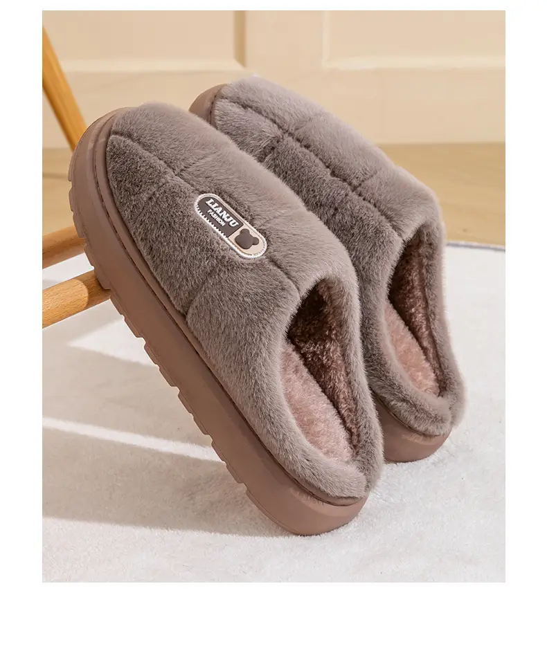 Elderly Cotton Slippers for Men Winter Warm Anti-Slip — feature 14