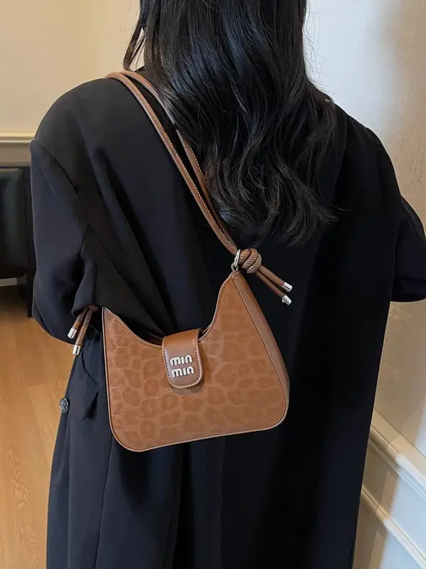 Women Crossbody Bag Brown PU Leather 2026 New - Image 8