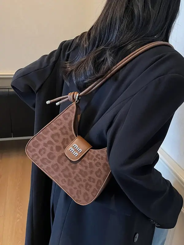 Women Crossbody Bag Brown PU Leather 2026 New - Image 9