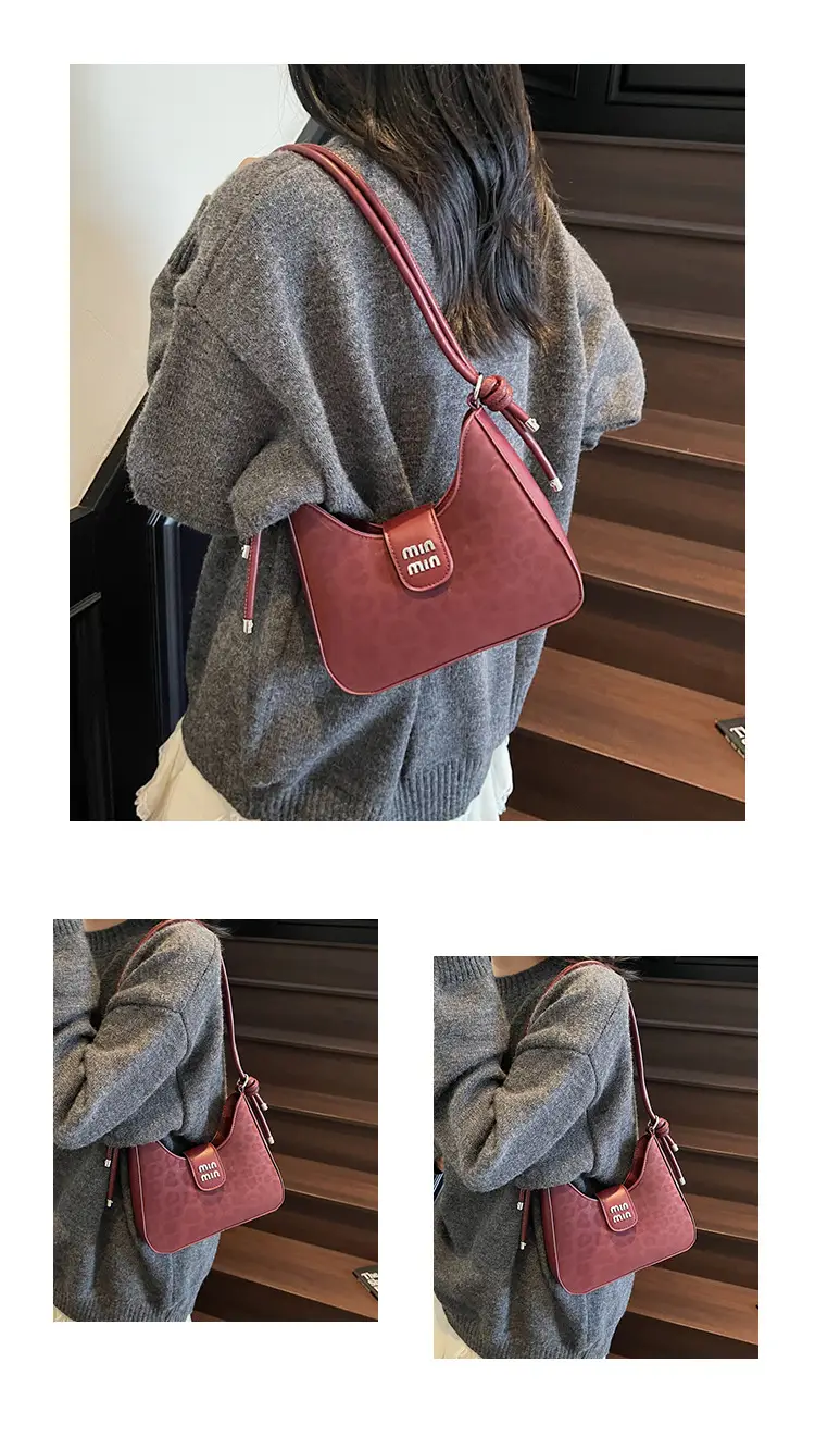 Women Crossbody Bag Brown PU Leather 2026 New — feature 10