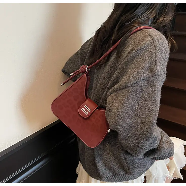 Women Crossbody Bag Brown PU Leather 2026 New — feature 23