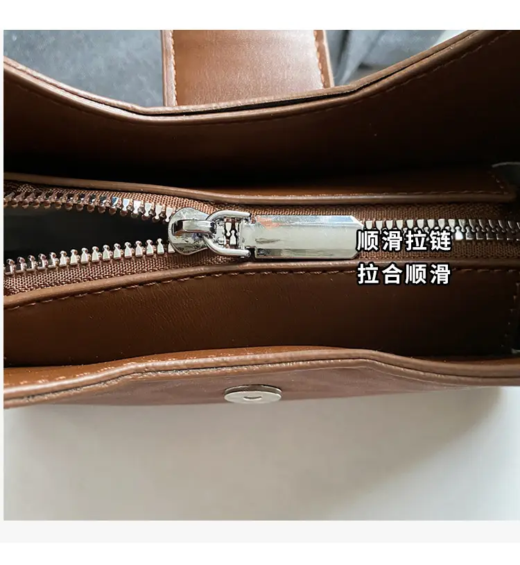 Women Crossbody Bag Brown PU Leather 2026 New — feature 3