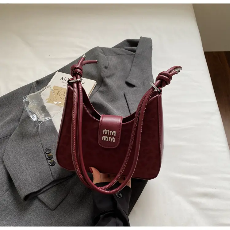 Women Crossbody Bag Brown PU Leather 2026 New - Image 5