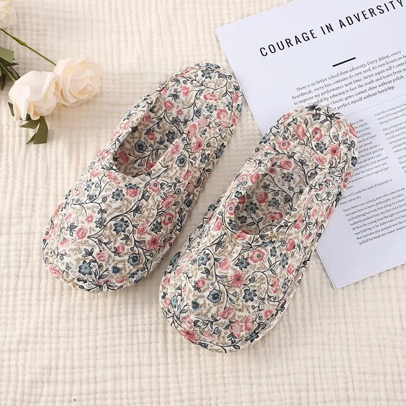 Summer Climbing Mat Special Slippers, Cotton Cloth Silent Four-Season Breathable Shoe Covers, Adult Indoor Cloth-Soled Toe-Cap Slippers — feature 10