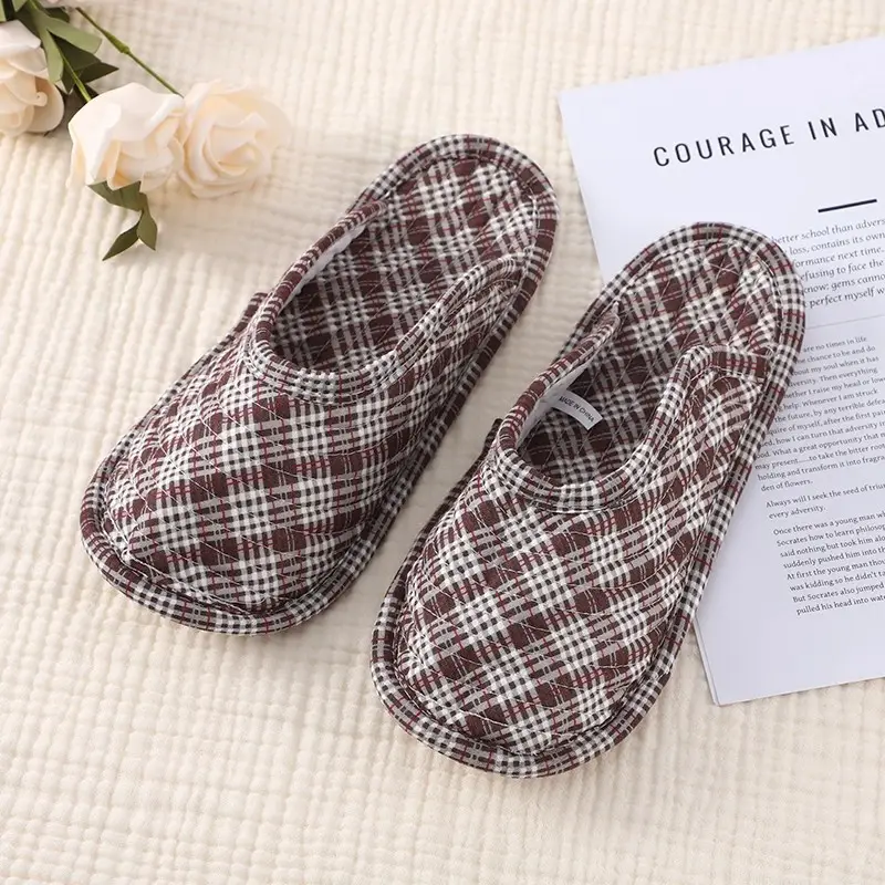 Summer Climbing Mat Special Slippers, Cotton Cloth Silent Four-Season Breathable Shoe Covers, Adult Indoor Cloth-Soled Toe-Cap Slippers — feature 20