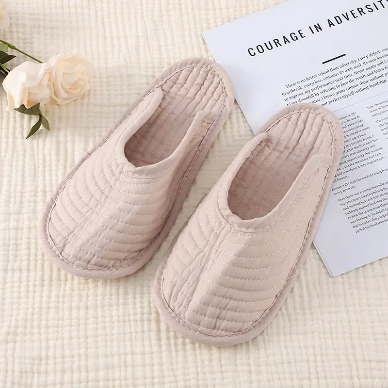 Summer Climbing Mat Special Slippers, Cotton Cloth Silent Four-Season Breathable Shoe Covers, Adult Indoor Cloth-Soled Toe-Cap Slippers - Image 11
