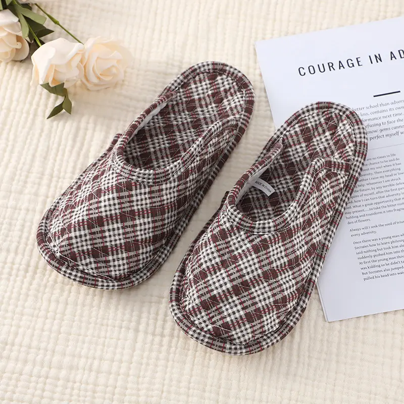 Summer Climbing Mat Special Slippers, Cotton Cloth Silent Four-Season Breathable Shoe Covers, Adult Indoor Cloth-Soled Toe-Cap Slippers - Image 4