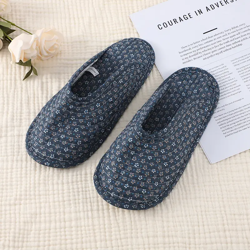 Summer Climbing Mat Special Slippers, Cotton Cloth Silent Four-Season Breathable Shoe Covers, Adult Indoor Cloth-Soled Toe-Cap Slippers - Image 9