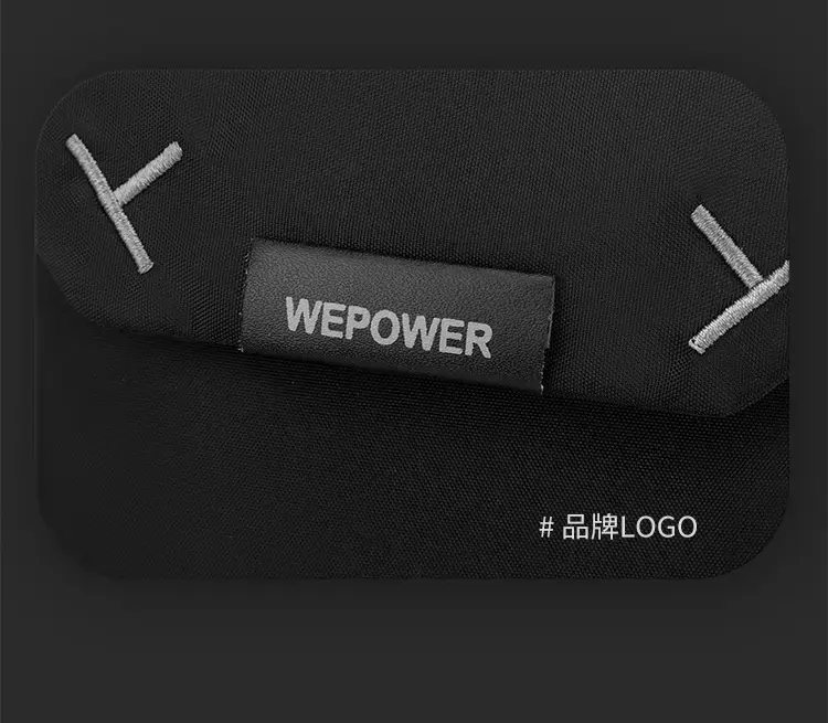 Wepower Black Casual Shoulder Bag Japanese Style — feature 13