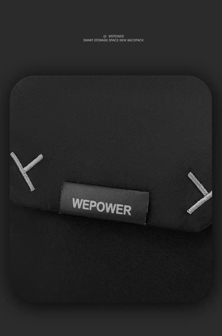 Wepower Black Casual Shoulder Bag Japanese Style — feature 20
