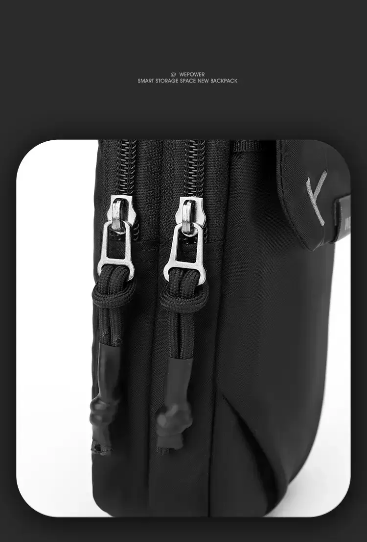 Wepower Black Casual Shoulder Bag Japanese Style — feature 21