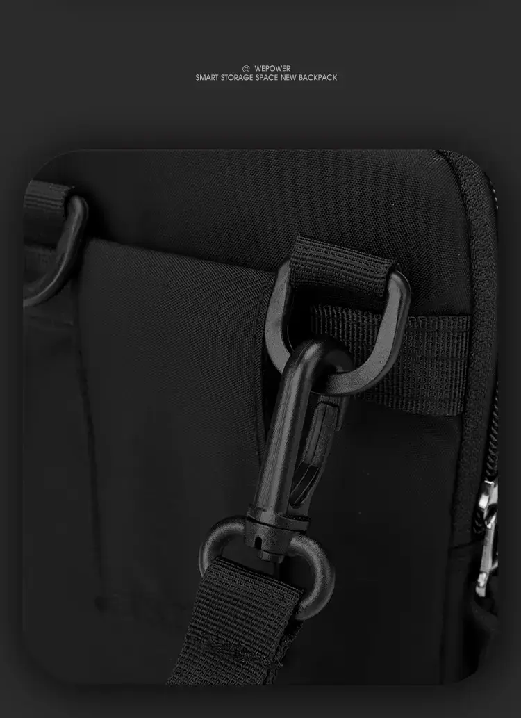 Wepower Black Casual Shoulder Bag Japanese Style — feature 22