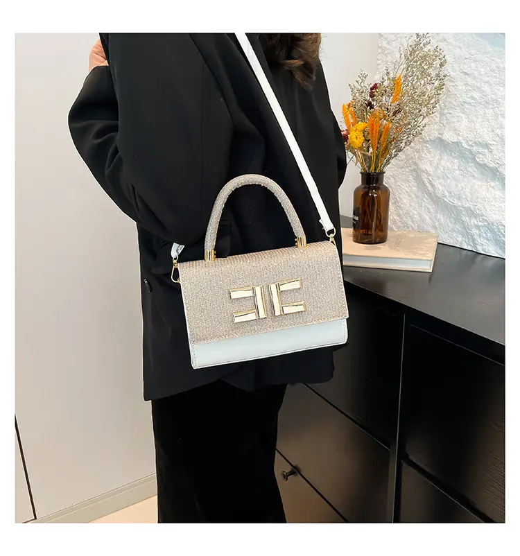 White Embroidered Women's PU Shoulder Bag 2025 — feature 14