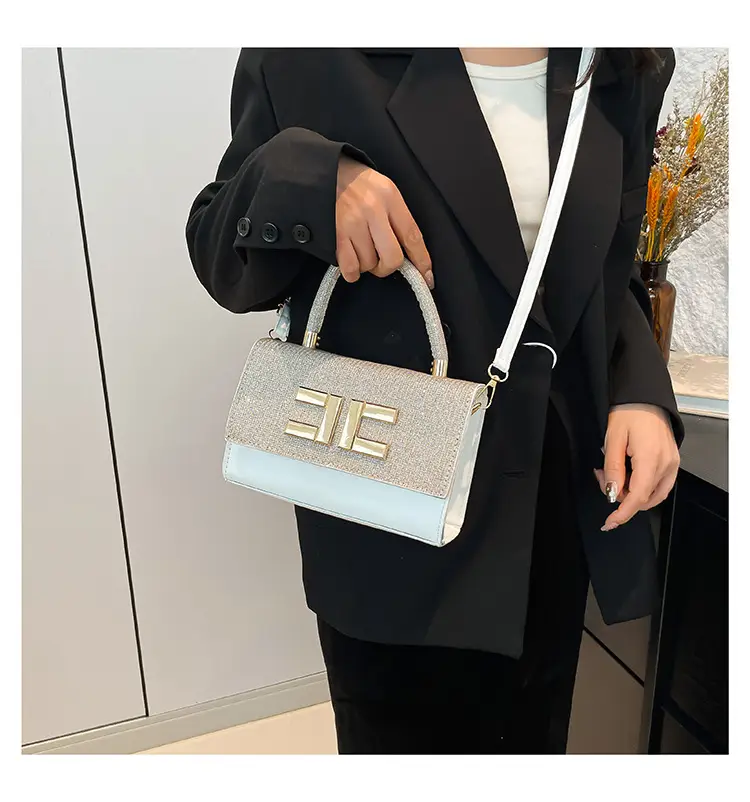 White Embroidered Women's PU Shoulder Bag 2025 — feature 15