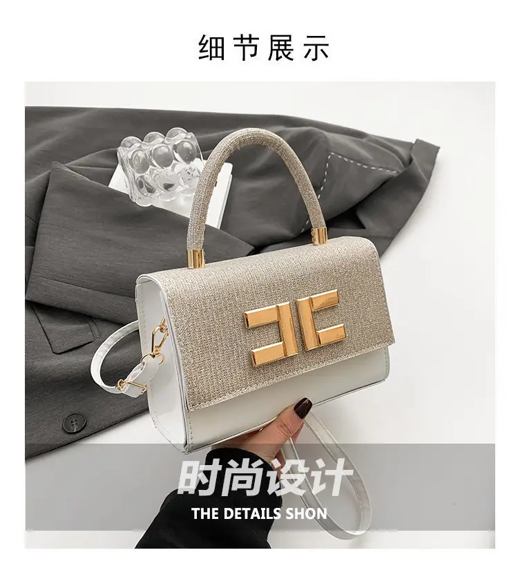 White Embroidered Women's PU Shoulder Bag 2025 — feature 3